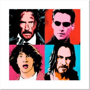 Keanu Warhol Posters and Art